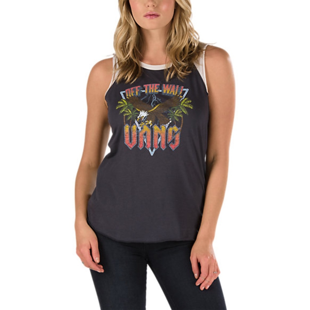 Vans TRUCKSTOP ALOHA MUSCLE TEE Size M